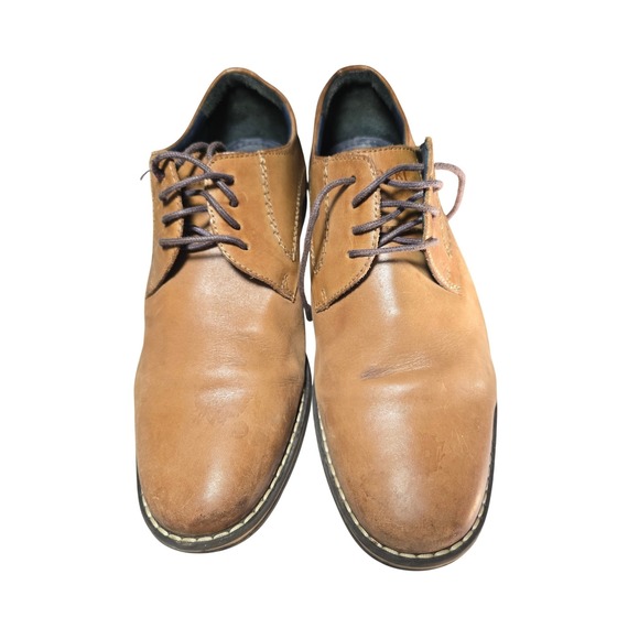 Lasocki Mens Tan Brown Genuine Leather Derby Lace Up Dress Shoes EU 39 US 6.5 - Picture 8 of 8